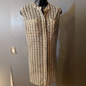 Skyes is the limit sheer sleeveless tunic